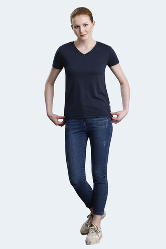 Slazenger PERICAS Women's T-shirt Dark Grey - Thumbnail