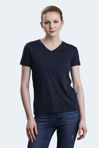 Slazenger PERICAS Women's T-shirt Dark Grey - Thumbnail