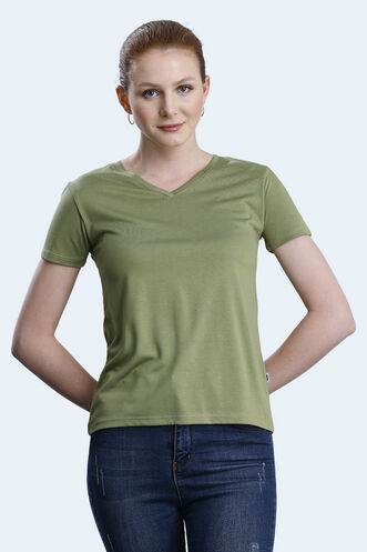 Slazenger PERICAS Women's T-shirt Light Green - Thumbnail