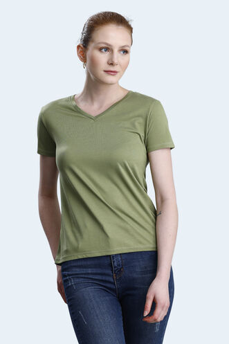 Slazenger PERICAS Women's T-shirt Light Green - Thumbnail