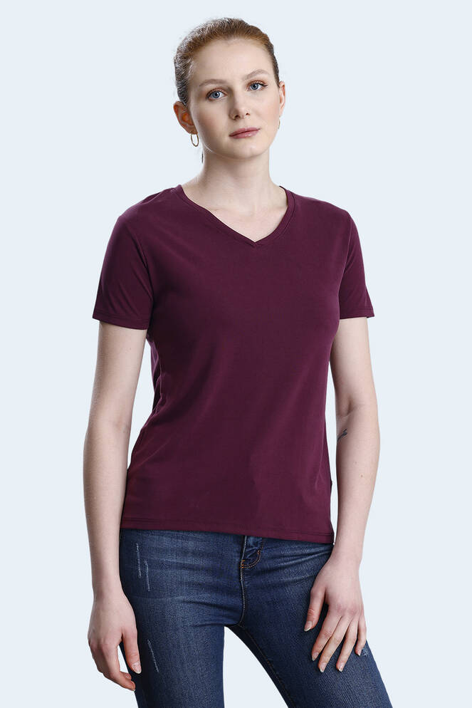 Slazenger PERICAS Women's T-shirt Burgundy