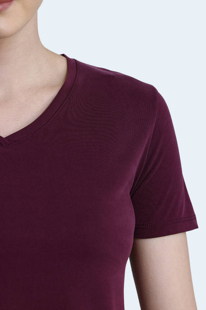 Slazenger PERICAS Women's T-shirt Burgundy