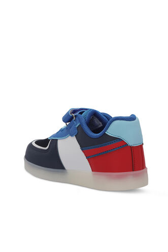 Slazenger PERLE Boys' Sneaker Shoes Navy - White - Thumbnail