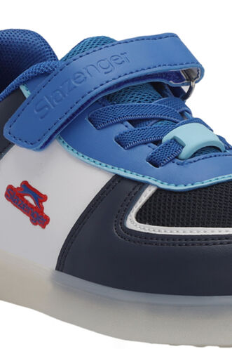 Slazenger PERLE Boys' Sneaker Navy - White - Thumbnail