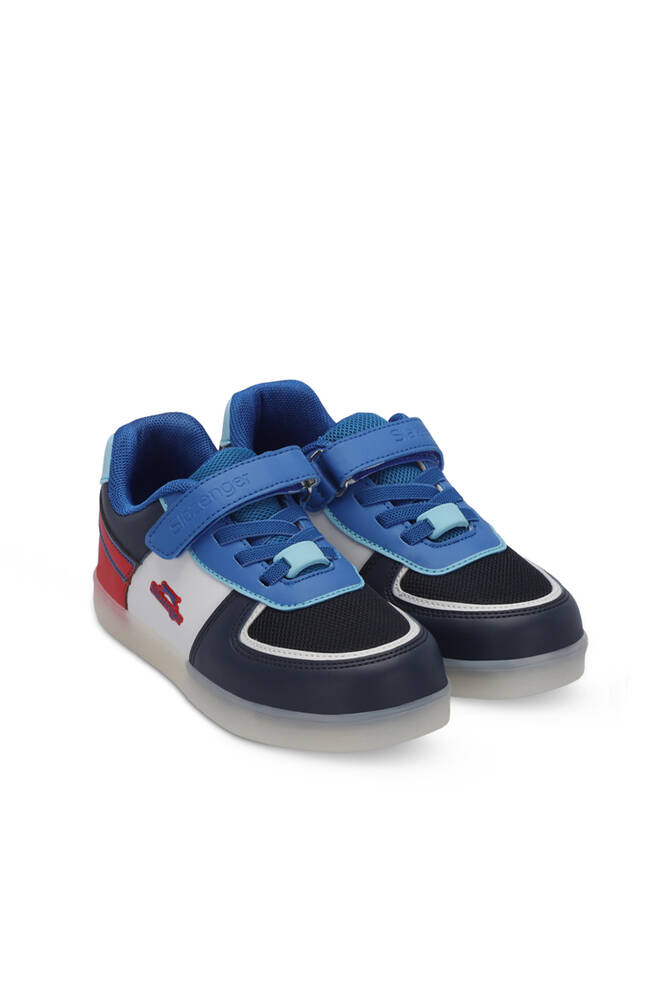 Slazenger PERLE Erkek Çocuk Sneaker Ayakkabı Lacivert - Beyaz