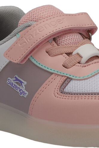 Slazenger PERLE Girls' Sneaker Shoes White - Pink - Thumbnail
