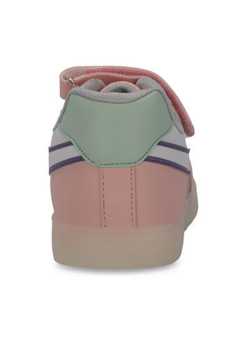 Slazenger PERLE Kız Çocuk Sneaker Ayakkabı Beyaz - Pembe - Thumbnail