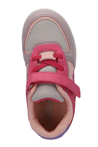 Slazenger PERLE Kız Çocuk Sneaker Ayakkabı Pembe - Mor - Thumbnail