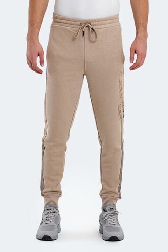 Slazenger PHILO Men's Sweatpants Bottoms Stone Grey - Thumbnail