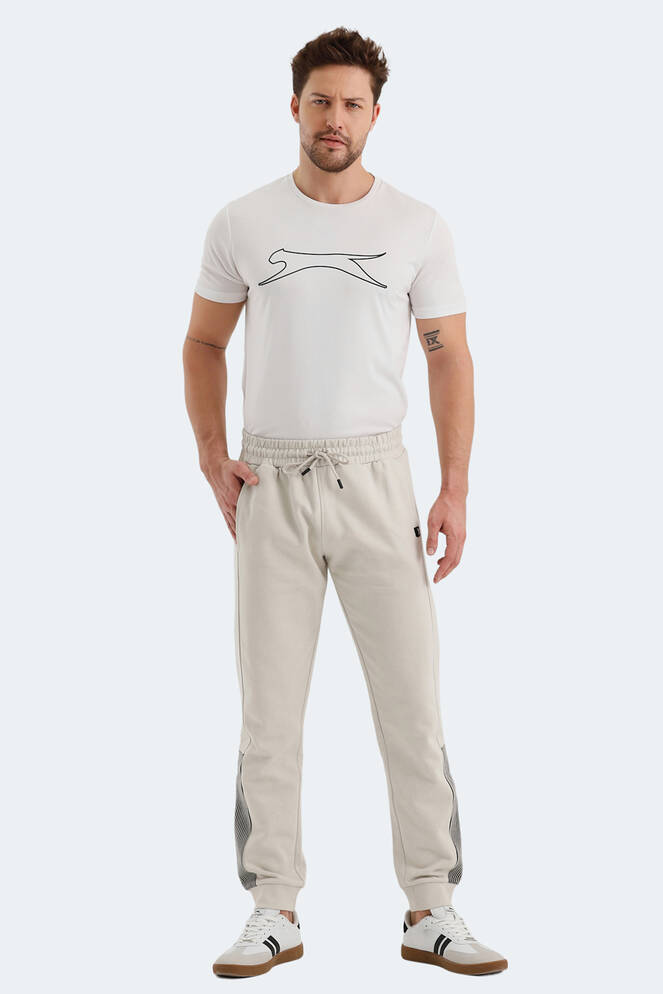 Slazenger PHILO Men's Sweatpants Bottoms Stone Grey