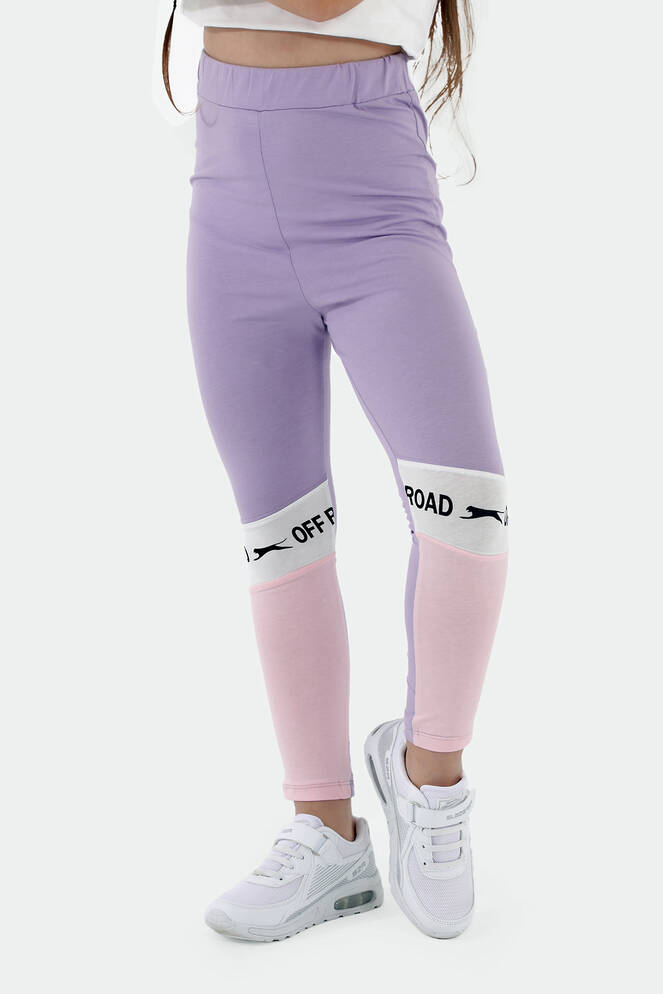 Slazenger PHYLLIDA Kız Çocuk Tayt Lila