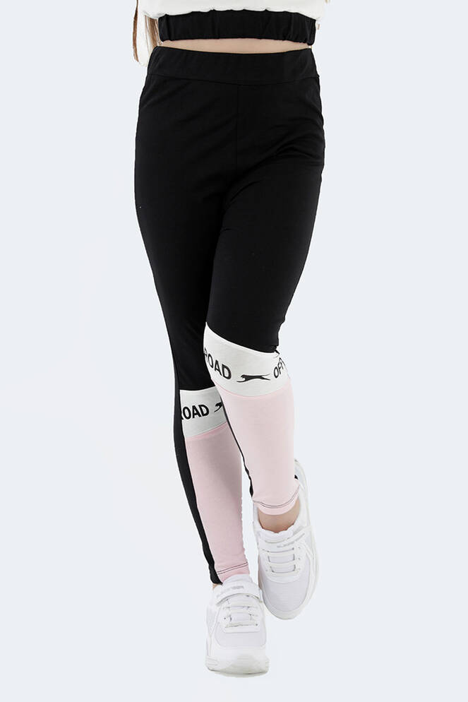 Slazenger PHYLLIDA Kız Çocuk Tayt Siyah