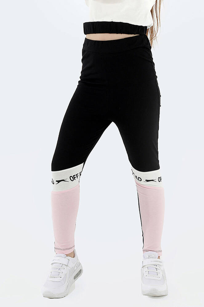 Slazenger PHYLLIDA Kız Çocuk Tayt Siyah