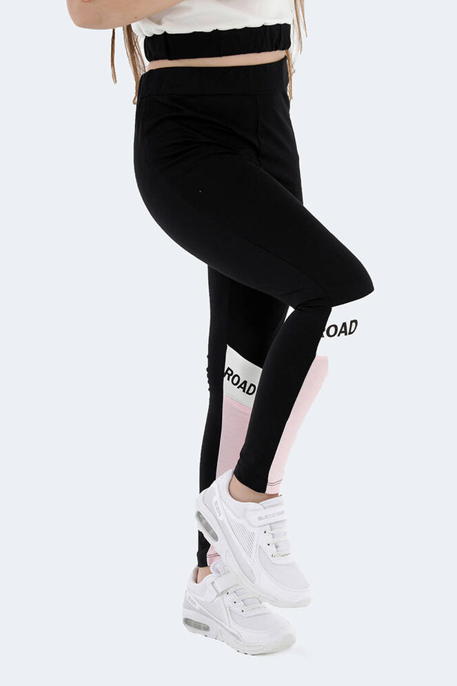 Slazenger PHYLLIDA Kız Çocuk Tayt Siyah
