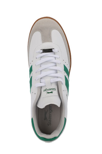 Slazenger PING Erkek Spor Ayakkabıları Beyaz - Yeşil - Thumbnail