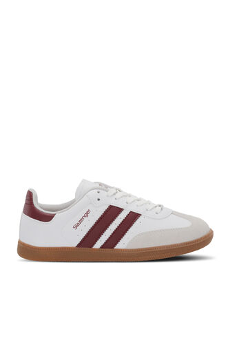 Slazenger - Slazenger PING Kadın Sneaker Ayakkabı Beyaz - Bordo