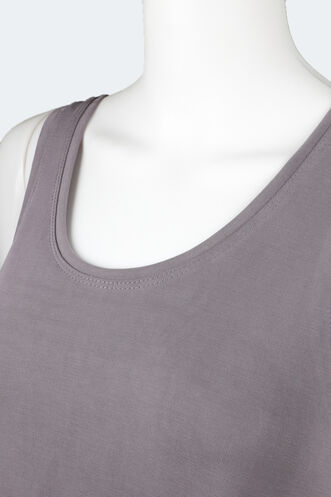 Slazenger PIUS Kadın Fitness T-Shirt Gri - Thumbnail