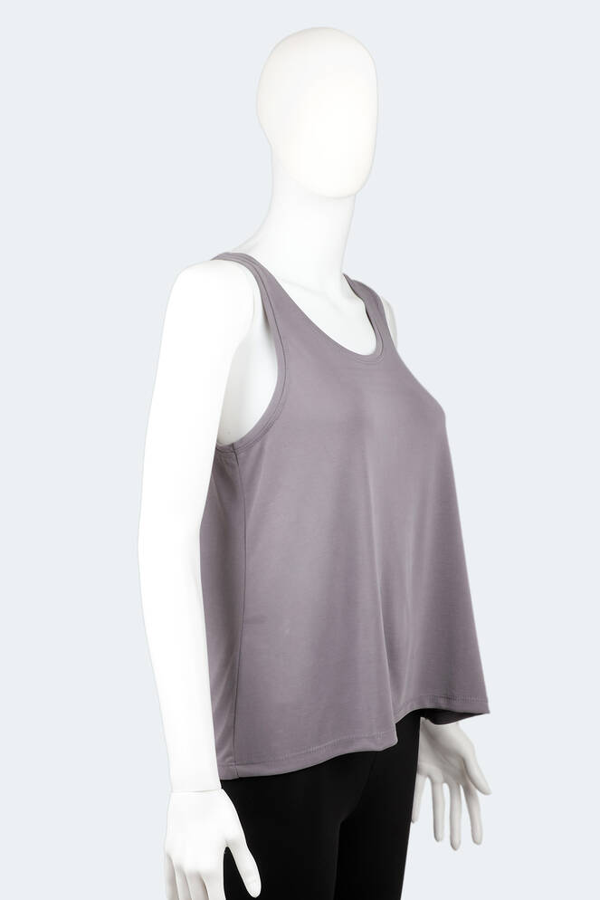 Slazenger PIUS Kadın Fitness T-Shirt Gri