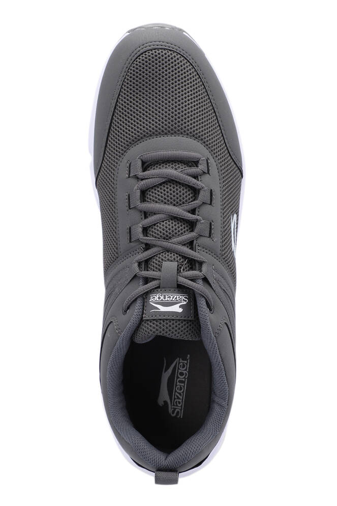 Slazenger PLANE Plus Size Erkek Spor Ayakkabıları Koyu Gri - Beyaz