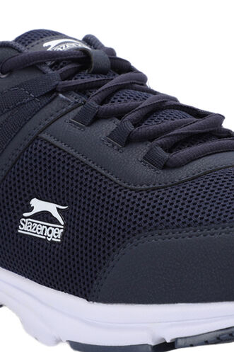 Slazenger PLANE Plus Size Erkek Spor Ayakkabıları Lacivert - Beyaz - Thumbnail