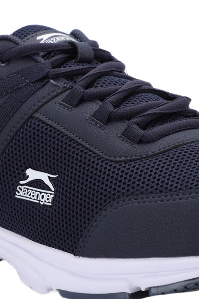 Slazenger PLANE Plus Size Erkek Spor Ayakkabıları Lacivert - Beyaz