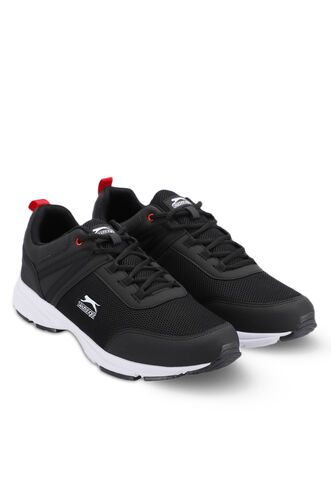 Slazenger PLANE Plus Size Men's Sneaker Shoes Black - White - Thumbnail