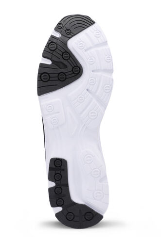 Slazenger PLANE Plus Size Men's Sneaker Shoes Black - White - Thumbnail