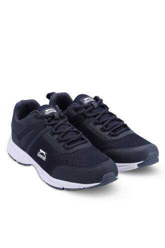 Slazenger PLANE Plus Size Men's Sneaker Shoes Navy - White - Thumbnail