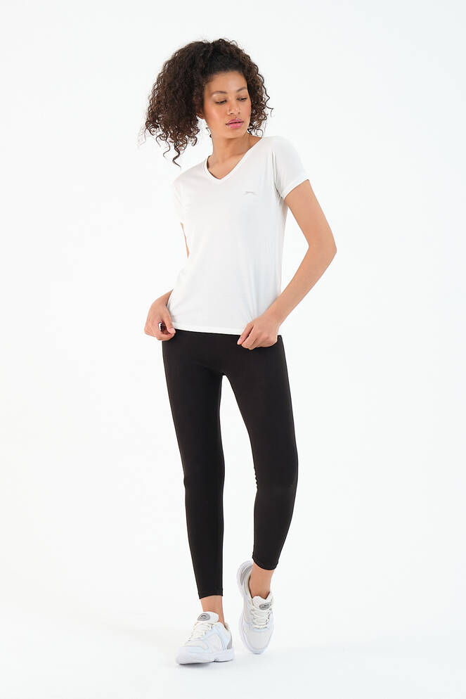 Slazenger PLAY Kadın Kısa Kollu T-Shirt Ekru