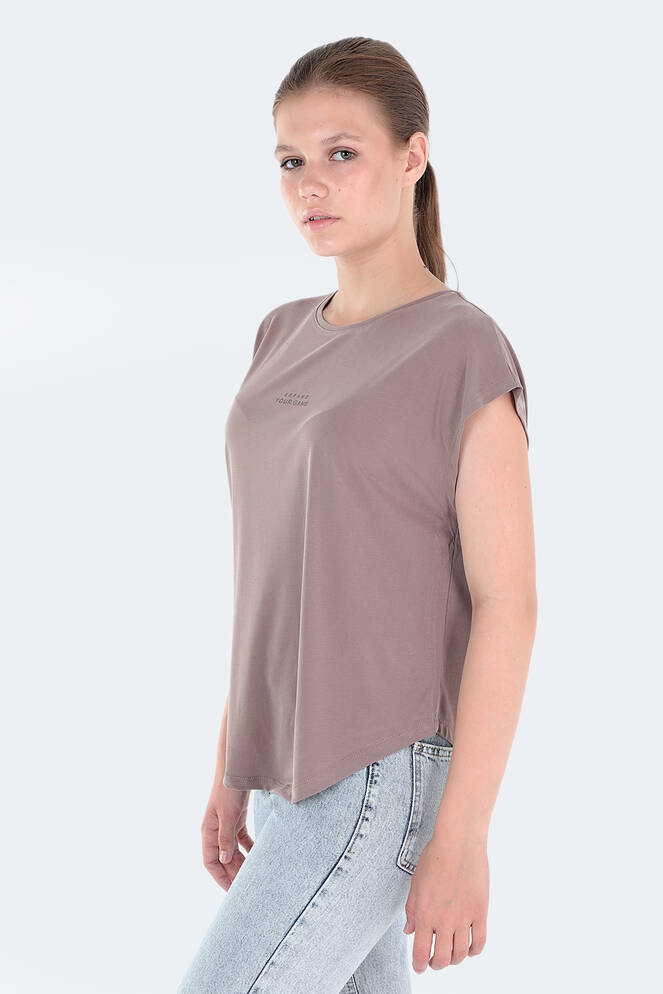 Slazenger POLINA Kadın Bej Tişört