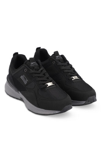 Slazenger POSTMAN I Sneaker Men's Shoes Black - Dark Gray - Thumbnail