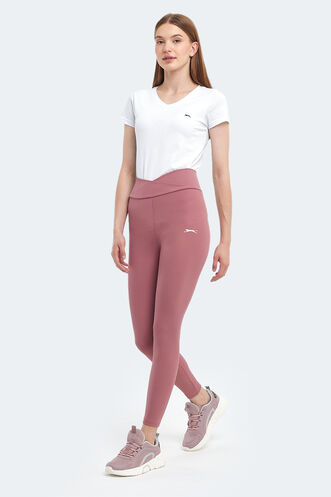 Slazenger - Slazenger PRADEEP Kadın Fitness Tayt Gül