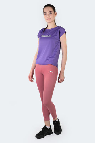 Slazenger - Slazenger PRADEEP Kadın Fitness Tayt Gül