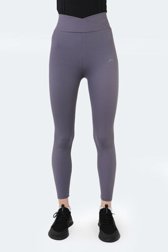 Slazenger PRADEEP Women's Fitness Tights Dark Grey - Thumbnail