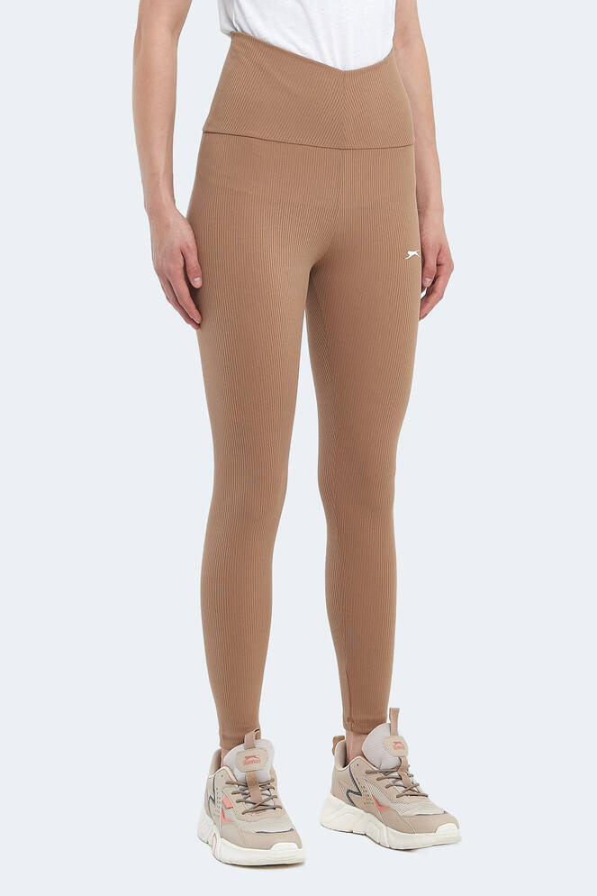 Slazenger PRANAV Kadın Fitness Tayt Açık Kahve