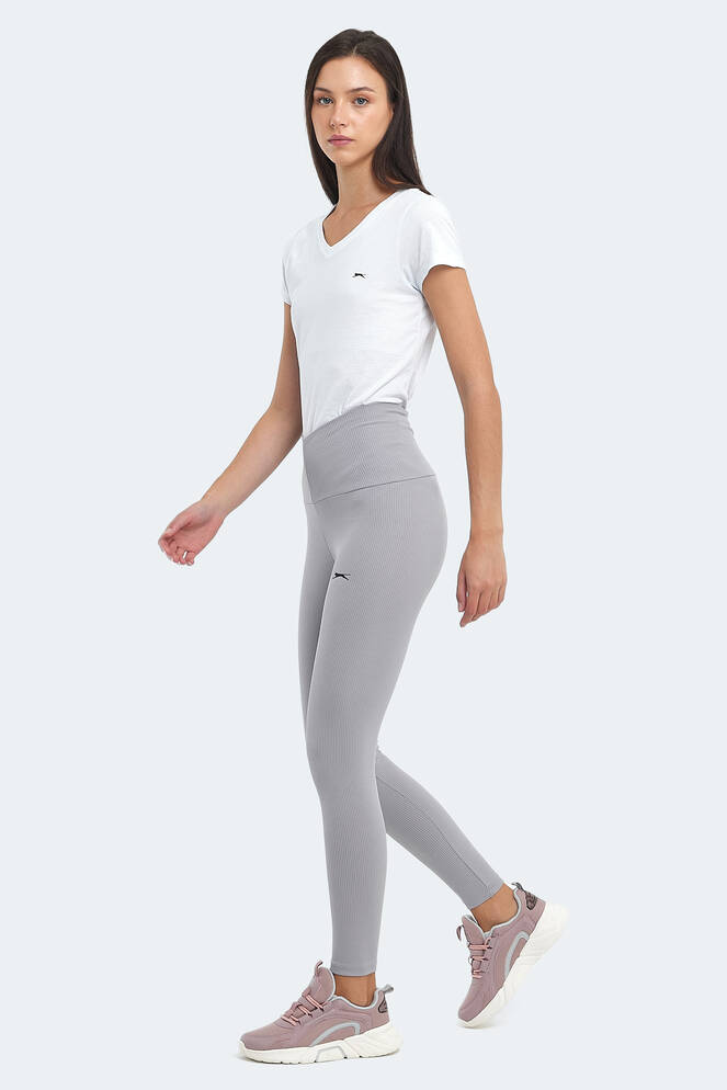 Slazenger PRANAV Kadın Fitness Tayt Gri