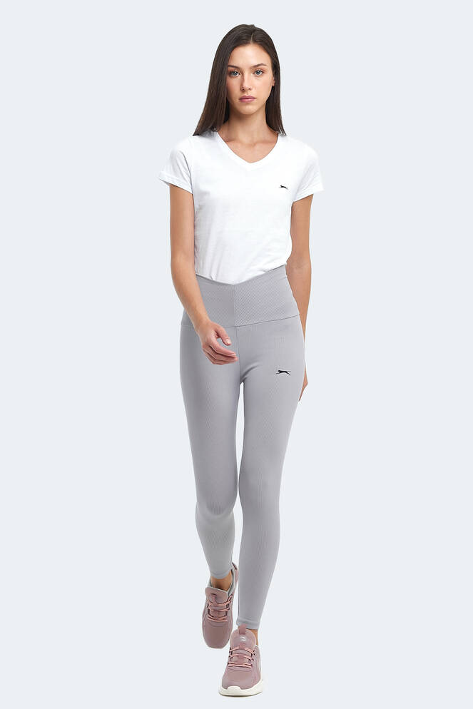 Slazenger PRANAV Kadın Fitness Tayt Gri