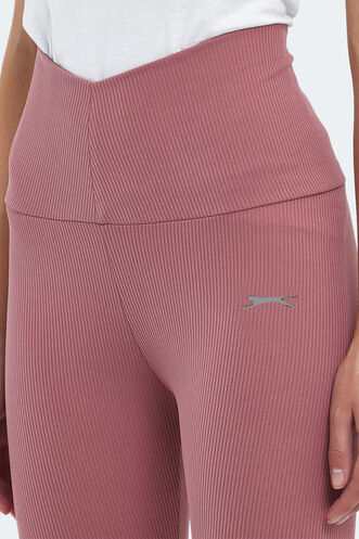 Slazenger PRANAV Kadın Fitness Tayt Gül - Thumbnail