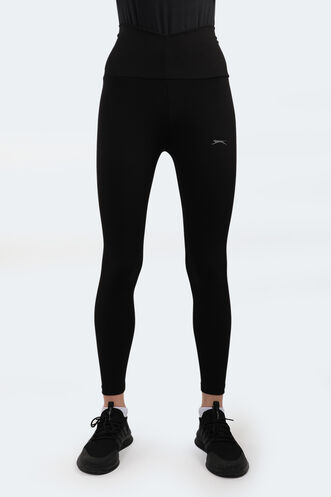 Slazenger PRANAV Kadın Fitness Tayt Siyah - Thumbnail