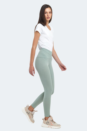 Slazenger PRANAV Women's Fitness Tights Mint - Thumbnail