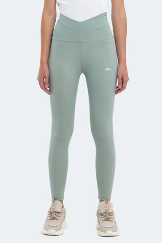 Slazenger PRANAV Women's Fitness Tights Mint - Thumbnail