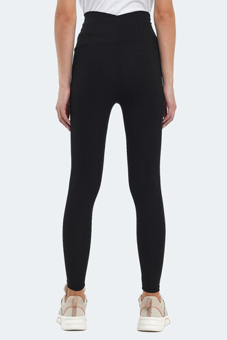 Slazenger PRANAV Women's Fitness Tights Black - Thumbnail