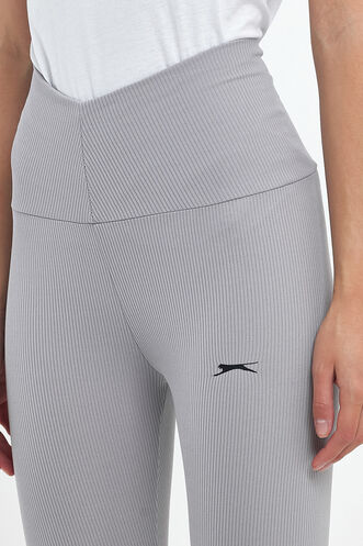 Slazenger PRANAV Women's Fitness Leggings Gray - Thumbnail