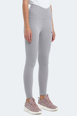 Slazenger PRANAV Women's Fitness Leggings Gray - Thumbnail