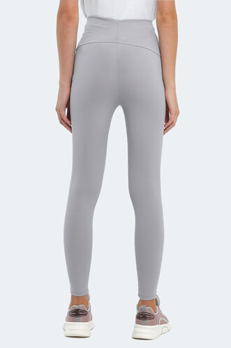 Slazenger PRANAV Women's Fitness Leggings Gray - Thumbnail