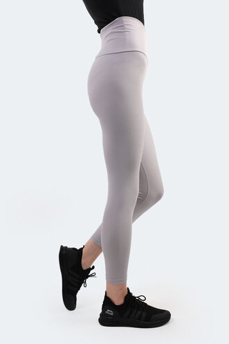 Slazenger PRANAV Women's Fitness Leggings Gray - Thumbnail