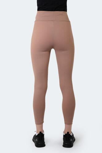 Slazenger PRANAV Women's Fitness Tights Light Brown - Thumbnail