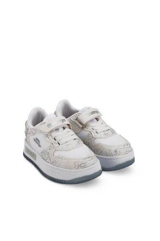 Slazenger PREAT Unisex Çocuk Sneaker Ayakkabı Beyaz - Thumbnail