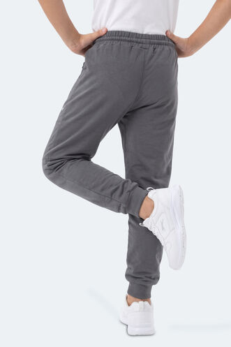 Slazenger PRIMO Unisex Çocuk Koyu Gri Eşofman Altı - Thumbnail