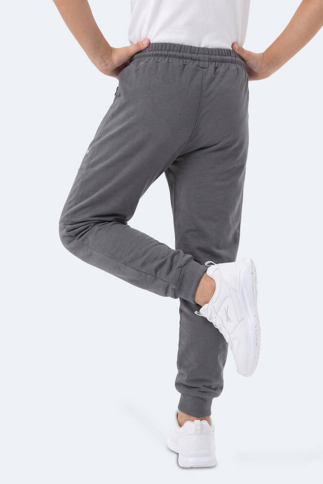 Slazenger PRIMO Unisex Çocuk Koyu Gri Eşofman Altı